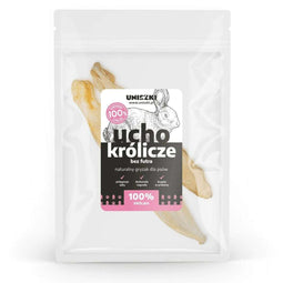 Snack voor honden Uniszki Oreja de conejo sin pelo Konijn 2 x 60 g
