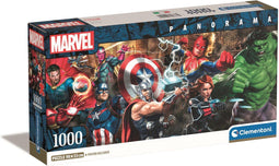 Clementoni - Puzzel - 1000 Stukjes - Marvel Panorama - Vanaf 14 Jaar