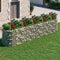 vidaXL - Gabion - plantenbak - verhoogd - 500x100x100 - cm - gegalvaniseerd - ijzer