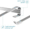 iMoshion Laptop Standaard - Laptopstandaard Anti Slip - Universele Laptophouder - Aluminium - Zilver