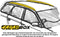 Dakdragers geschikt voor Dakdragers Audi A4 Avant B9 2016 t/m 2019 gesloten dakrailing - Aluminium - Hoog laadvermogen 100kg - Wingbar Grijs- Merk Farad