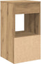 vidaXL - Nachtkastjes - 2 - st - met - lade - 35x34x66,5cm - artisanaal - eikenkleurig