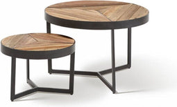 Salontafel set Alicante - gerecycled hout | Meubelplaats