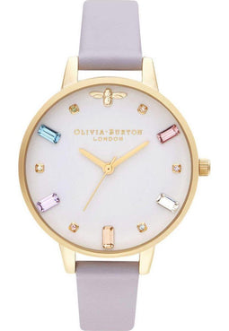 Olivia Burton OB16RB11 - Horloge - Analoog - 34 mm - Zilverkleurig