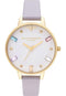 Olivia Burton OB16RB11 - Horloge - Analoog - 34 mm - Zilverkleurig