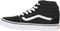 Vans YT Ward Hi - Hoge sneakers - Suede/Canvas - Black/White - Maat 38