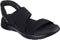 Skechers Go Walk Flex Zandal-Enticing - Dames Sandalen - Blokhak - Zwart