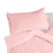 Happy Friday Pillow cover Basic 60x60 cm (x2) Pale rose