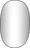 vidaXL - Wandspiegel - 70x45 - cm - zwart
