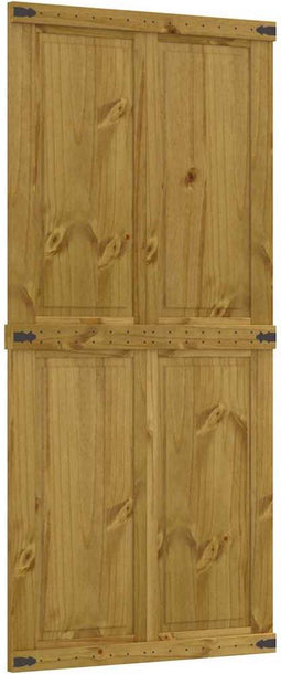 vidaXL - Schuifdeur - CORONA - 90x210 - cm - massief - grenenhout