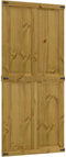 vidaXL - Schuifdeur - CORONA - 90x210 - cm - massief - grenenhout
