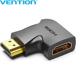 Vention HDMI hoekadapter - 90 graden - HDMI 2.0 - 4K 60Hz - Zwart