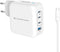 Conceptronic ALTHEA18W - Oplader - 3x USB-C - Snel opladen - Wit