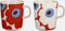 Marimekko - Unikko - Mok - 25cl - Set van 2 - Rood Wit