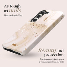 Mio by Mobilize Samsung Galaxy A26 - Backcover - MagSafe - Gold Marble