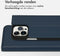 Accezz iPhone 13 Pro Max - Book Case - Echt Nappa leer met pashouder - Donkerblauw