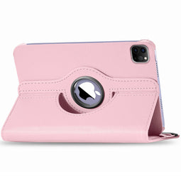 360° draaibare Bookcase voor de iPad Pro 11 (2020) / iPad Pro 11 (2022) / Pro 11 (2021) - Roze