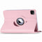 360° draaibare Bookcase voor de iPad Pro 11 (2020) / iPad Pro 11 (2022) / Pro 11 (2021) - Roze