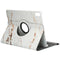 360° Draaibare Design Bookcase voor de iPad 10 (2022) 10.9 inch - White Marble