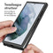 360° Full Protective Case voor de Samsung Galaxy S22 Ultra - Zwart