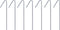 vidaXL - Partytent - professioneel - inklapbaar - 2x2 - m - staal - wit