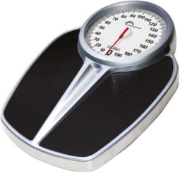 Mechanische personenweegschaal LITTLE BALANCE 8182 PRO M 200 - 200 kg / 1 kg - Groot scherm - Professioneel - Zwart & Chroom