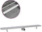 vidaXL - Doucheafvoer - rechthoekig - golf - 1030x140 - mm - roestvrij - staal