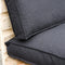 In The Mood Collection Mick Palletkussens - L120 x B80/40 x H12 cm - Zwart