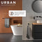 Tiger Urban - Handdoekrek dubbel 60 cm - Zonder boren - Zwart