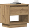 vidaXL - Nachtkastje - Artisan - Eiken - 45x34x46 - cm - Bewerkt - Hout
