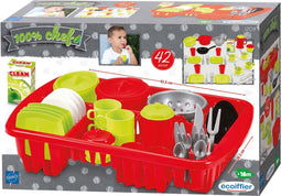 Ecoiffier - 100% Chef Afwasset - 42-delig