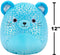 Squishmallows Sarge - Pluche - 30cm - Blauwe Jaguar met Iridescent Spots