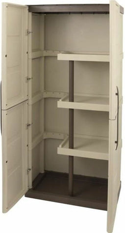 Kast Tood Beige Grijs Hars 60 Kg 20 Kg 70 X 39 X 165 Cm