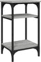 vidaXL - Bijzettafel - 35x30x60 - cm - bewerkt - hout - grijs - sonoma - eikenkleurig