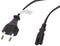 Lanberg CA-C7CA-10CC-0030-BK - Kabel - Ongeaarde plug (C7) - Geaarde plug (C16) - 300 cm - Zwart