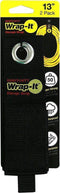 Wrap-It Storage Strap 13 Heavy Duty - Klittenband Kabelbinder - Waterproof - Zwart (2 stuks)