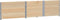 vidaXL - Plantenbak - 150x100 - cm - massief - grenenhout