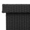 vidaXL - Tuinbox - met - wielen - 110x55x73 - cm - poly - rattan - zwart