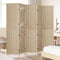 vidaXL - Kamerscherm - 5 - Panelen - Opvouwbaar - Beige - 245x180 - cm - Poly - Rattan