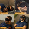 Nuvance Slaapmasker - 100% Verduisterend - Ademend Traagschuim - Zwart 3D