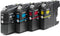 Brother LC-121 - Inktcartridge MultiPack - 1200 pagina's - Zwart Geel Magenta Cyaan (4 stuks)