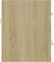 vidaXL - Wastafelkast - 60x38,5x48 - cm - bewerkt - hout - sonoma - eikenkleurig