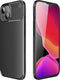 iMoshion Hoesje Geschikt voor iPhone 13 Mini Hoesje Siliconen - iMoshion Carbon Softcase Backcover - Zwart