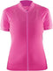 Craft Glow Jersey - Dames - Fietsshirt met 4 achterzakken - Rose - Maat L