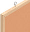 vidaXL - Kurkbord - met - massief - grenenhouten - frame - 80x55 - cm