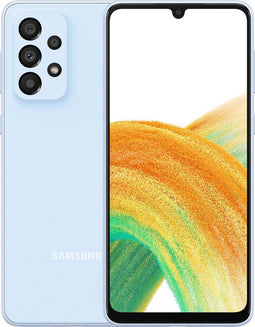 Samsung Galaxy A33 - 64MP camera - FHD Super AMOLED - Awesome Blue