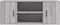 vidaXL - Tv-meubel - 100x35x40 - cm - bewerkt - hout - grijs - sonoma - eikenkleurig