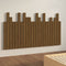 vidaXL - Hoofdbord - wandmontage - 146,5x3x80 - cm - grenenhout - honingbruin