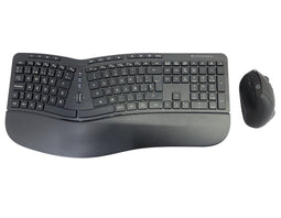 Conceptronic Wireless Ergonomic Keyboard & Mouse Kit - Draadloos - FullSize Qwerty ES