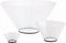 Elizabethan Dog Collar KVP Check Transparent (38-50 cm)